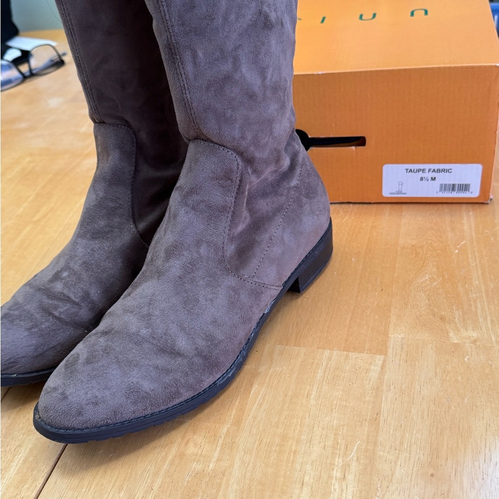 Unisa Taupe Suede Women's Boots